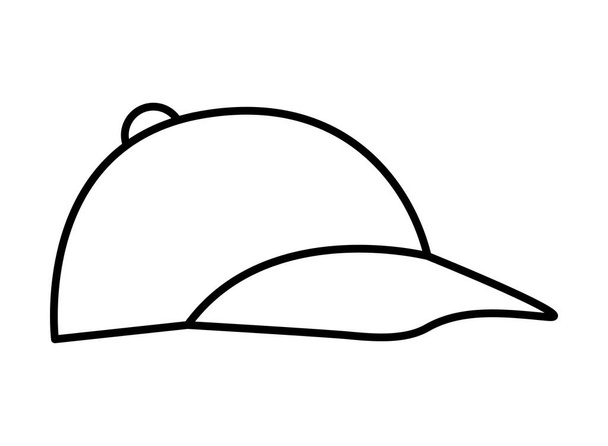 chapeau mignon icône isolée
 - Vecteur, image