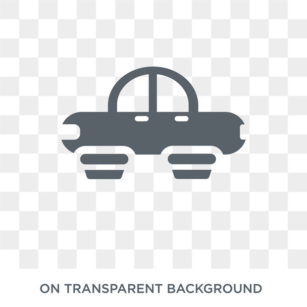 Pase el icono de transporte. Trendy flat vector Hover transport icon on transparent background from Artificial Intelligence, Future Technology collection. Símbolo de transporte Hover de alta calidad para uso web y móvil
 - Vector, Imagen