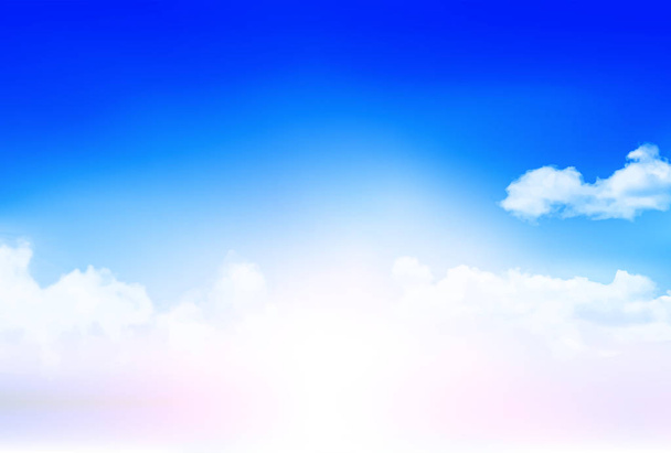 Sky cloud landscape background - Vector, Image