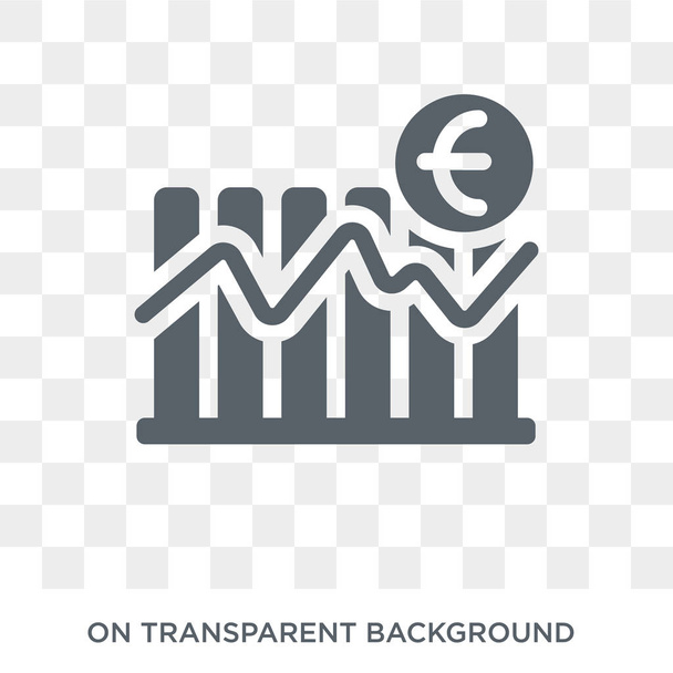 stock prices icon. Trendy flat vector stock prices icon on transparent background from General collection. High quality filled stock prices symbol use for web and mobile - Vector, afbeelding