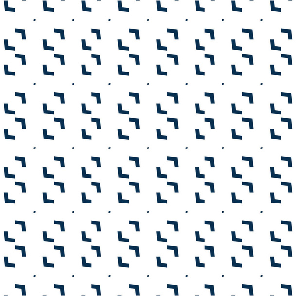 Simple shape design pattern background. modern rectangular herringbone black tiles illustration - Photo, Image