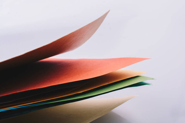 Papier de couleur vue comme fond de texture - Photo, image