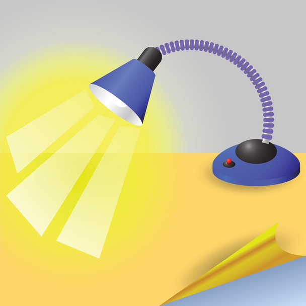 tafellamp - Vector, afbeelding