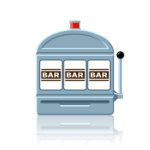 Bar slot machine icona vettoriale illustrazione
 - Vettoriali, immagini