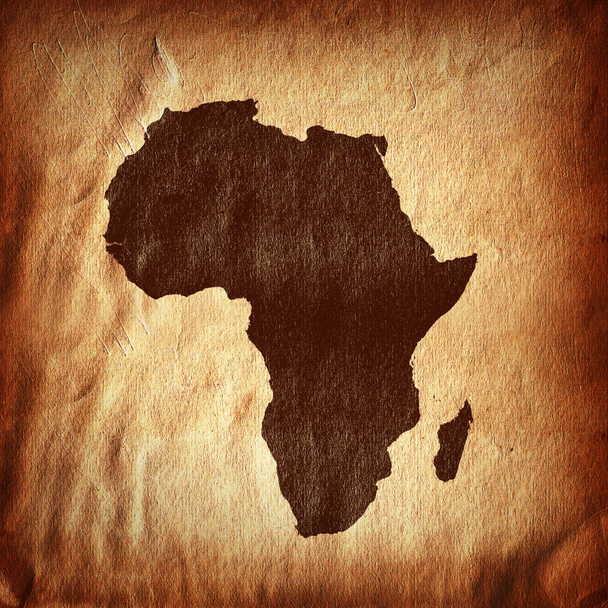 Africa continent  map, illustration  - Photo, Image