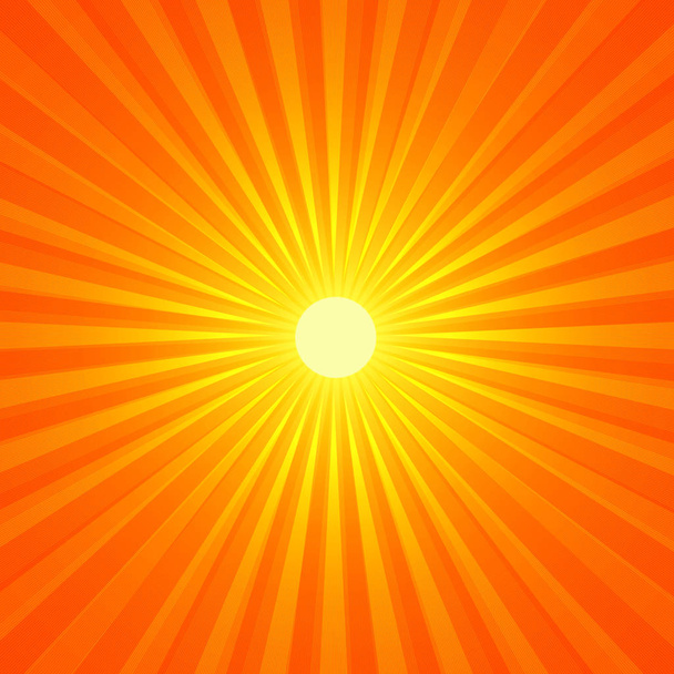Fondo abstracto con rayos solares - Ilustración
 - Foto, imagen