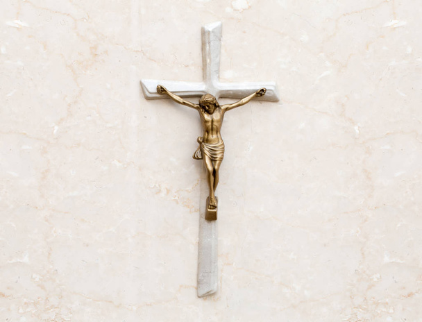 Jézus Krisztus szobra. Vallási fogalom - illusztráció - Fotó, kép