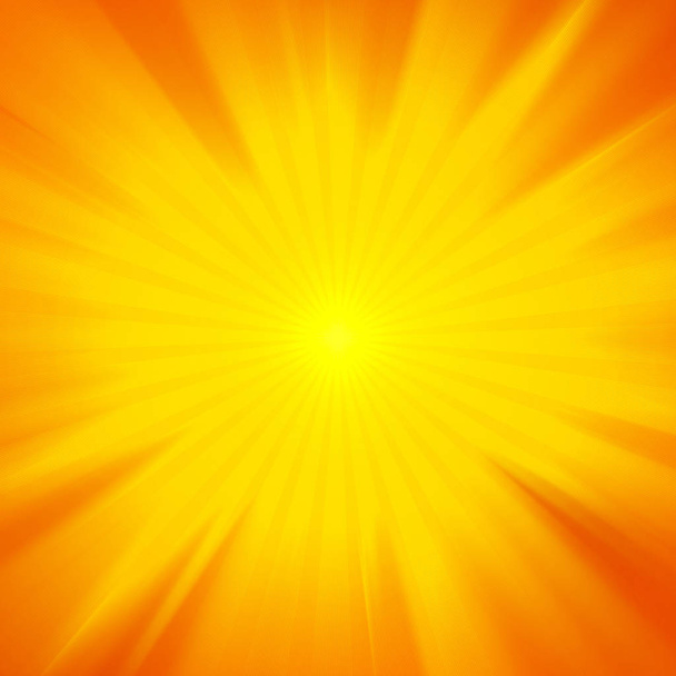 Güneş ışınları - illüstrasyon ile arka plan - Fotoğraf, Görsel