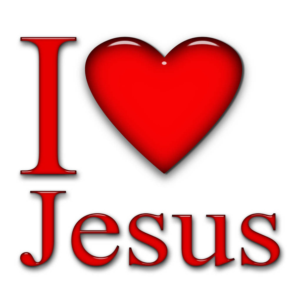Eu amo Jesus - religioso. Contexto, textura
 - Foto, Imagem
