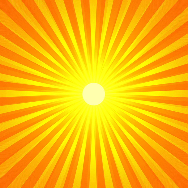 Абстрактный фон. Солнце с лучами - Иллюстрация
 - Фото, изображение
