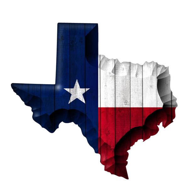 Texas achtergrond met kopie ruimte voor uw tekst - 3d illustratie     - Foto, afbeelding