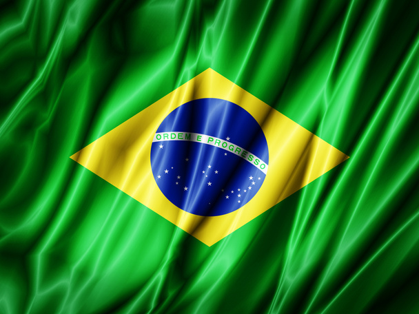 Drapeau Brésil avec espace de copie pour votre texte ou vos images
  - Photo, image
