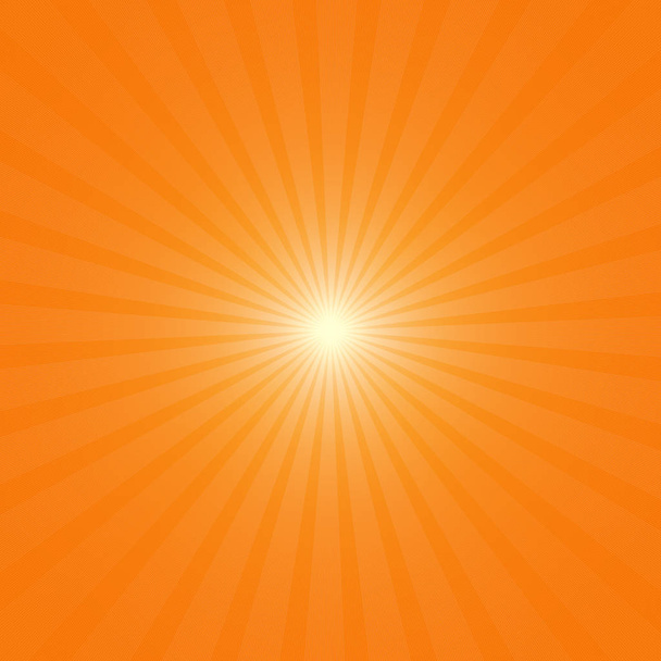sol con rayos fondo abstracto - Ilustración
 - Foto, Imagen