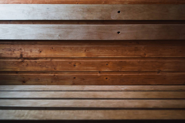 aged wooden background in sauna - Фото, изображение