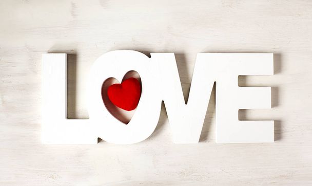 Word Love at white background - Photo, Image