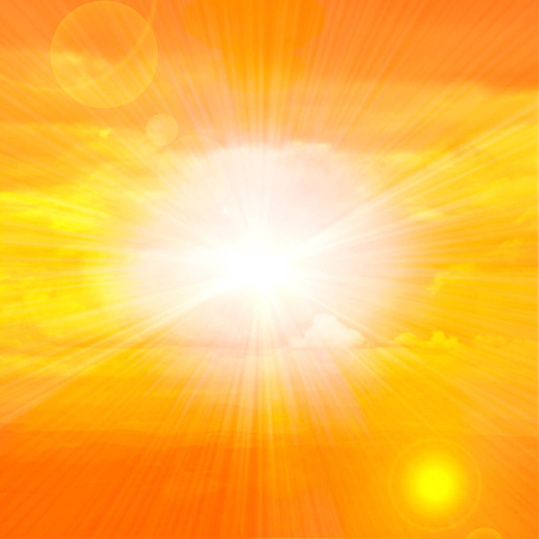 ήλιος με ακτίνες αφηρημένα φόντο - εικόνα - Φωτογραφία, εικόνα