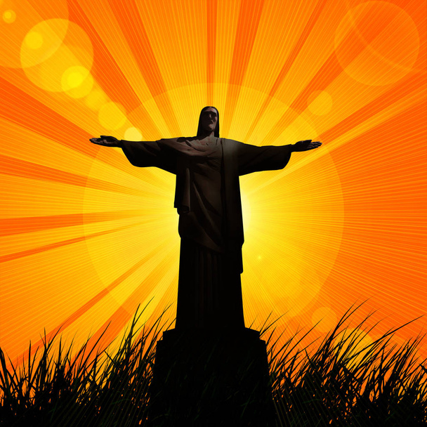 Ісусова християнська статуя релігійна
 - Фото, зображення