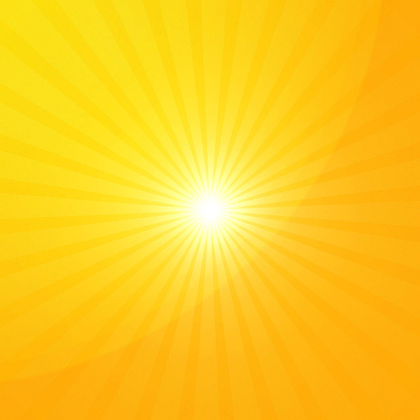 soleil avec des rayons fond abstrait - Illustration
 - Photo, image