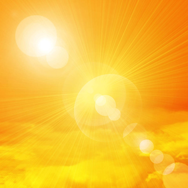 ήλιος με ακτίνες αφηρημένα φόντο - εικόνα - Φωτογραφία, εικόνα