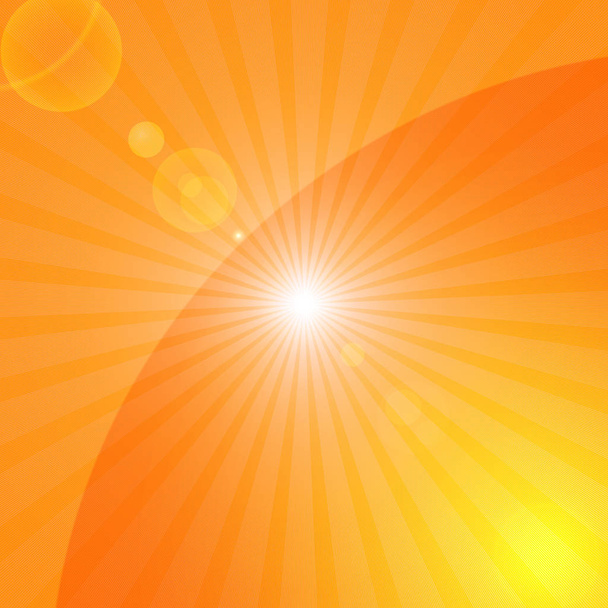 sole con raggi sfondo astratto - Illustrazione
 - Foto, immagini