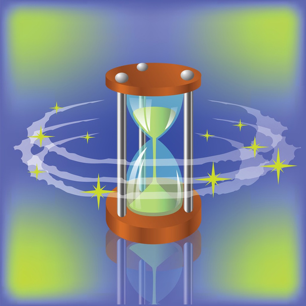 sand clock - Vector, Image