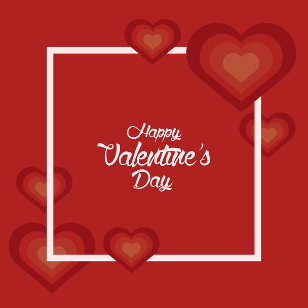 love valentines day cartoon - Vector, Image