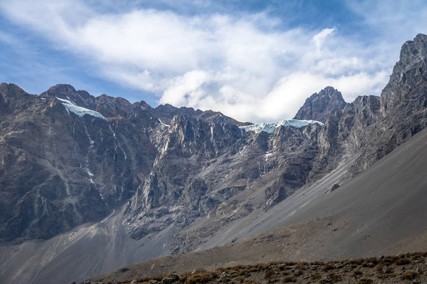 Gletsjer op Cajon del Maipo - Chili - Foto, afbeelding