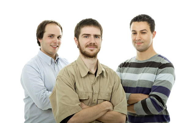 drei lässige Männer - Foto, Bild