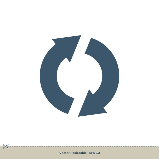 Nyíl ikon vektor Logo sablonok - Vektor, kép