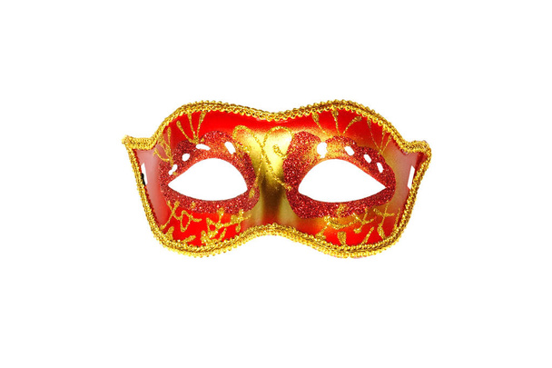 Máscara de carnaval aislada sobre fondo blanco - Foto, Imagen