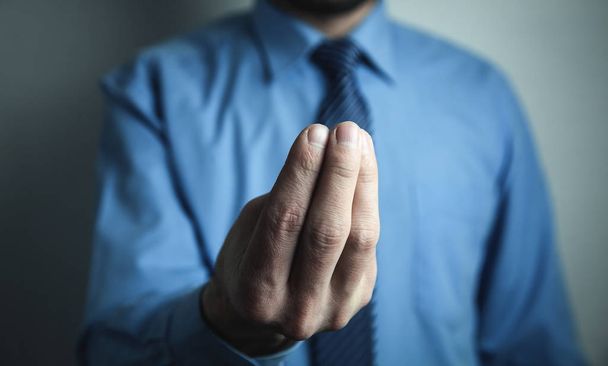 İş adamı işaret parmakları. İş kavramı - Fotoğraf, Görsel