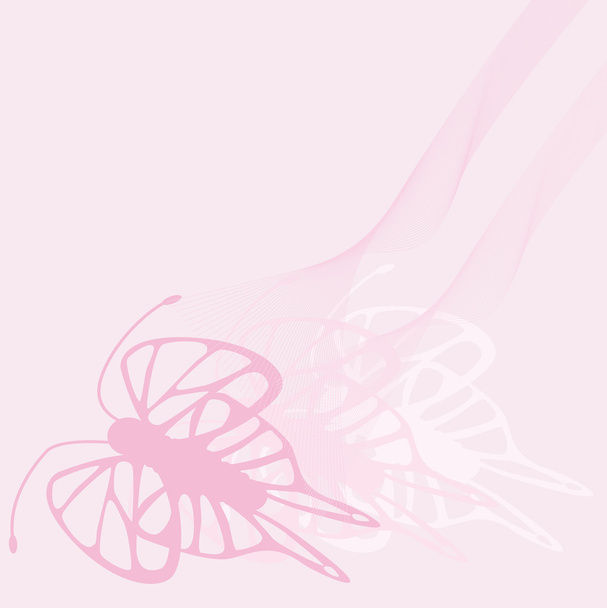 蝶の少女のデザイン - ベクター画像