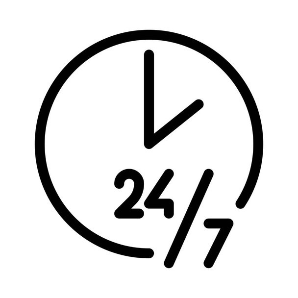 Ronda del servicio de reloj
 - Vector, imagen