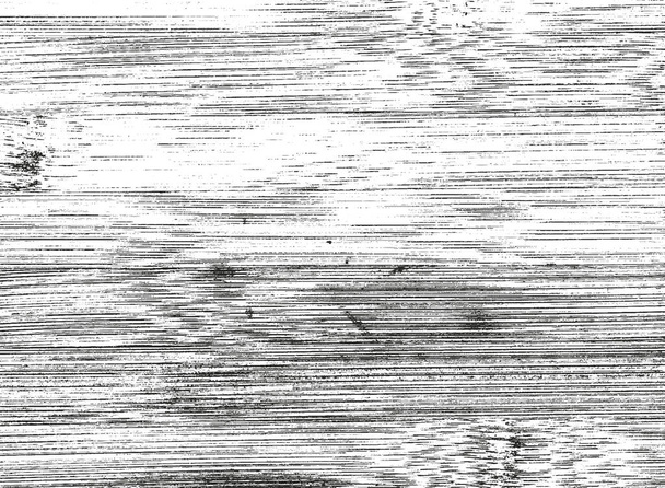 Distressed overlay wooden texture, grunge vector background. - Vector, Image