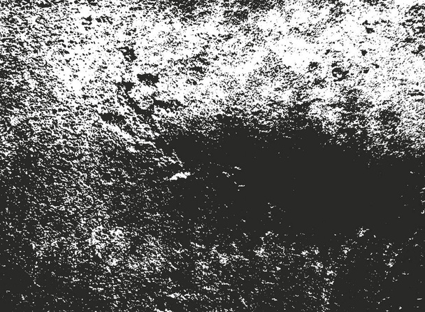 Distress overlay textuur van gebarsten beton, steen of asfalt. Grunge achtergrond. abstracte halftoon vector illustratie - Vector, afbeelding