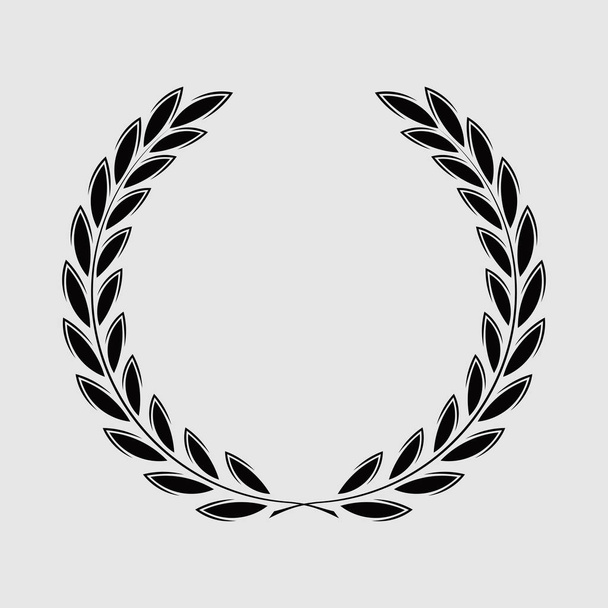 coroa de louro ícone, design spotrs - ilustração escuro
 - Foto, Imagem