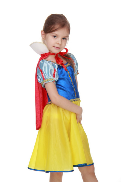 Little girl Snow White - Фото, изображение