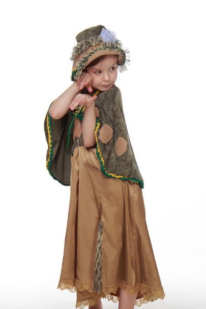 Charming little girl in a beautiful fancy dress - Foto, Bild