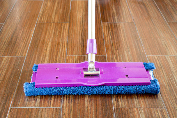 mop on the floor close up - Photo, Image