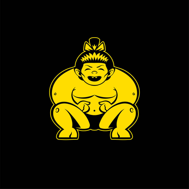 Sumo žluté logo  - Vektor, obrázek