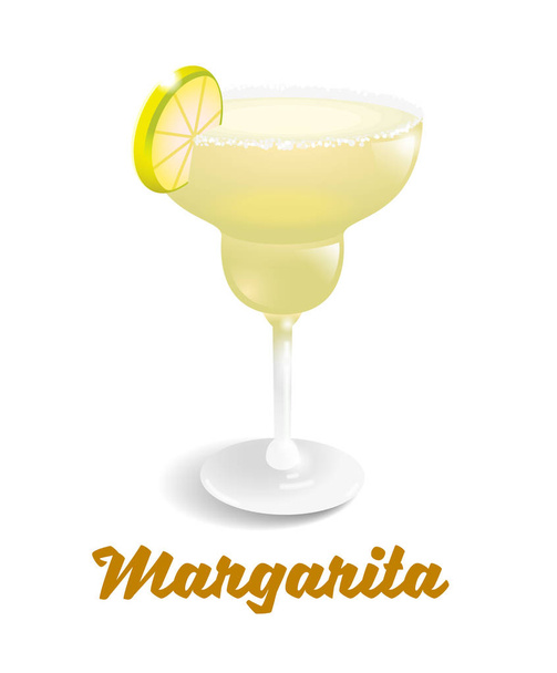 Fresh Cocktails Margarita - Vector, Image