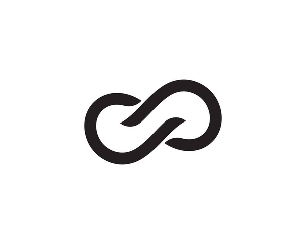 Infinity Line Logo und Symbolvorlage Symbole Vektor - Vektor, Bild