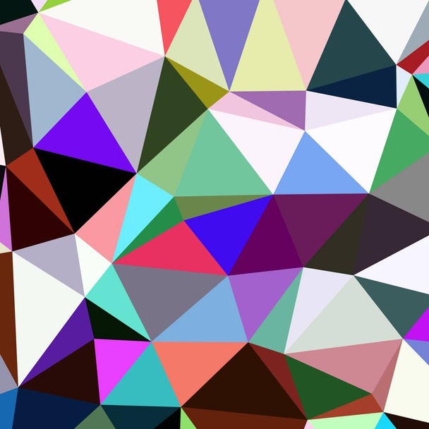 Abstract background multicolored geometric poligonal. - Fotoğraf, Görsel