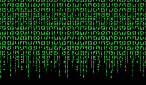 Bináris kód varrat nélküli mintát. Számítógépes háttér 1 és 0. Adatokat és technológia. Vektoros illusztráció. - Vektor, kép