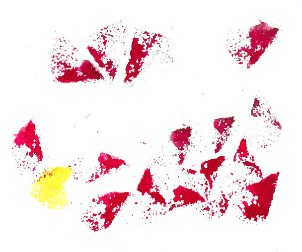 Red grunge spots - Foto, afbeelding