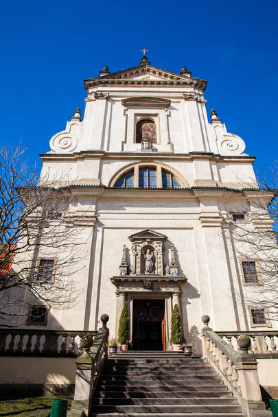 A csecsemő Jézus prágai Mala Strana Prága óvárosában a szentély - Fotó, kép