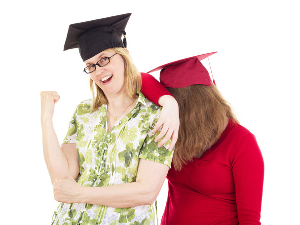 Dos mujeres graduadas
 - Foto, imagen