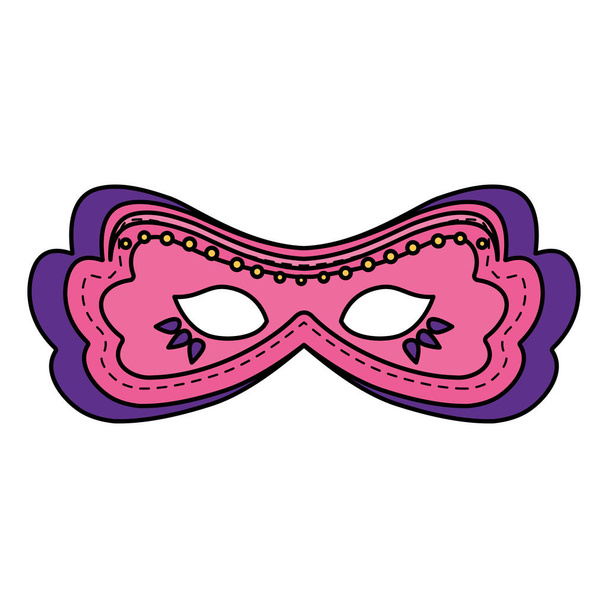 значок аксесуара карнавальної маски
 - Вектор, зображення