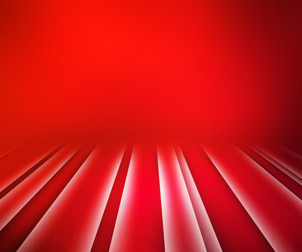 Red Glowing Stripes Stage Background - Photo, Image