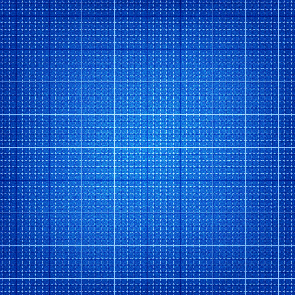 Blueprint background texture seamless pattern with noise effect for planning house. This image for clip-art design element is a bitmap copy of my vector illustrations. - Vector, Image
